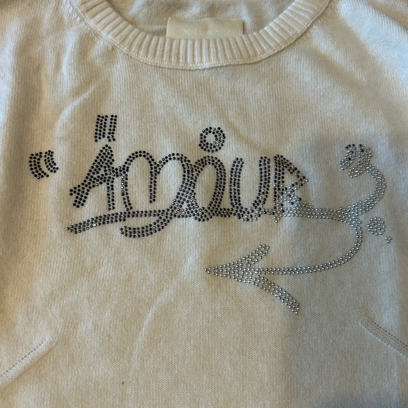 Zadig & Voltaire Gaby Amour Strass Wool & Cashmere-Blend Sweater Women Size S - Picture 3 of 7